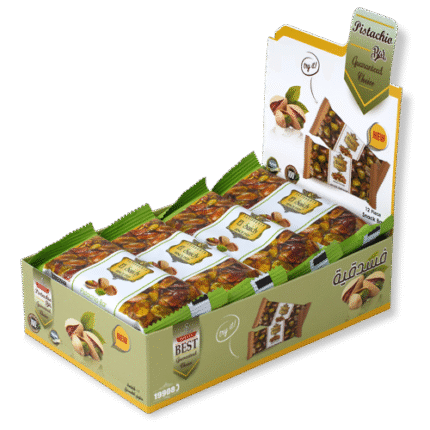 Pistachio Bar - box 12 Pieces