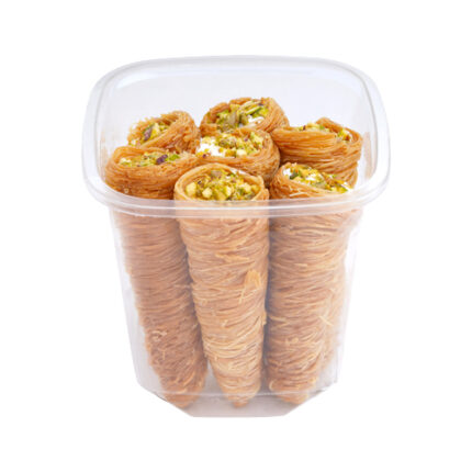 Kunafa Cones With Cream